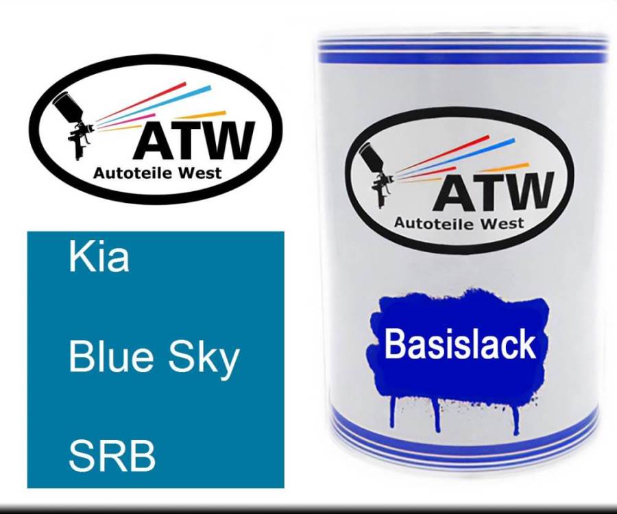 Kia, Blue Sky, SRB: 500ml Lackdose, von ATW Autoteile West.